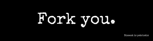 Fork you. image 0
